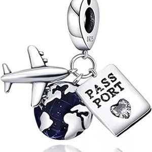 Pandora charms, Propeller Plane Dangle Charm